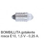 BOMBILLA ROSCA GOTALENTE PARA 1.5V MINI.6