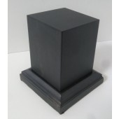 PEANA pedestal 65mm cuadrada 5X5cm Ebano-Ebano