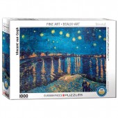 PUZZLE La noche estrellada sobre el Ródano 1000 PIEZAS (Vincent Van Gogh)