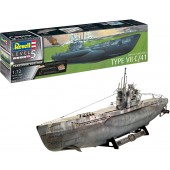 German Submarine Type VII C/41 Platinum Edition E1/72