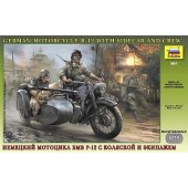 MOTOCICLETA CON SIDECAR ALEMANA BMW R-12 E1/35