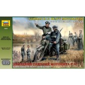GERMAN R-12 HEAVY MOTORCYCLE WWII E1/35