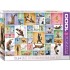 PUZZLE GATOS HACIENDO YOGA 1000 PIEZAS