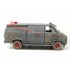 FURGONETA GMC Vandura a-Team Van (SERIE EQUIPO A -1983-87) E1/18 GRIS NEGRO SUCIA
