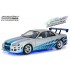 Nissan Skyline GTR R34 2 Fast 2 Furious E1:18 de Brian 1999 (con LED azules)