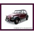 CITROEN 2CV 6 CHARLESTON E1/24 ROJO -NEGRO
