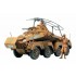 Sd.Kfz.232 Vehículo blindado pesado alemán de 8 ruedas ``Afrika-Corps``  E1/35