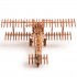 AVION EN MADERA PARA MONTAR EN MADERA (148 PIEZAS)