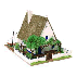 KIT DE CONSTRUCCION ARQUITECTURA POPULAR ALBUFERA-BARRACA VALENCIANA E1/60