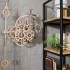 RELOJ DE PARED AERODINÁMICO PARA MONTAR EN MADERA (148 PIEZAS)