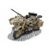 MOTOCICLETA MILITAR ALEMANA CON SIDECAR E1/9