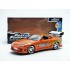 BRIAN´S TOYOTA SUPRA FAST & FURIOUS CON FIGURA E1/24 NARANJA